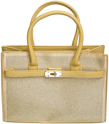 YWG - Handtas slot strass - 28 x 12.5 x 33 cm - Goud