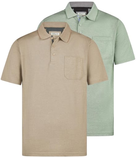 Redmond Heren poloshirt 2 pack Basic
