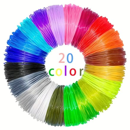 K&R Ventures PLA-filament voor 3D-pennen - 20 kleuren - 1,75 mm