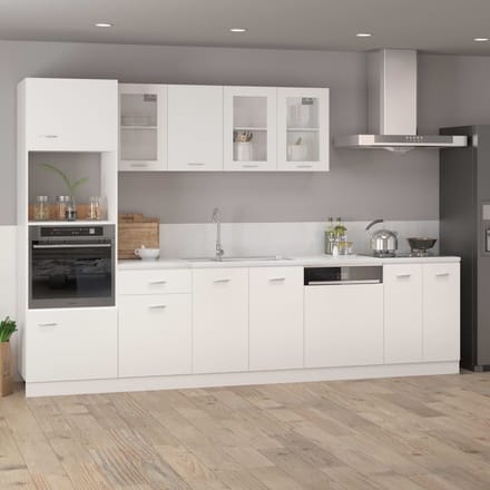vidaXL - Vaatwasserpaneel - Lyon - 59,5x3x67 - cm - bewerkt - hout - wit