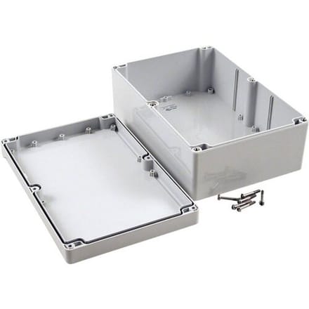 Hammond Electronics 1555VA2GY Universele behuizing 240 x 160 x 90 Polycarbonaat Grijs 1 stuk(s)