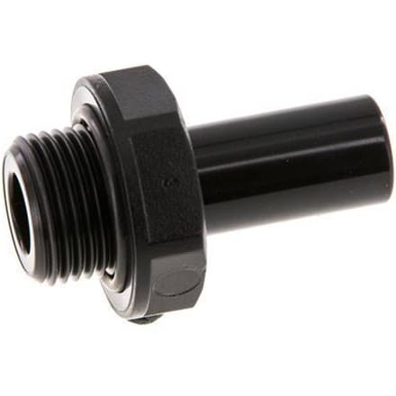 12mm x G3/8'' insteekfitting POM buitendraad NBR [5 Stuks]
