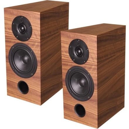 Acoustique Quality LABRADOR 39 Boekenplankspeaker, 2-weg set met 120W vermogen / WALNOOT, Acoustique Quality bruin