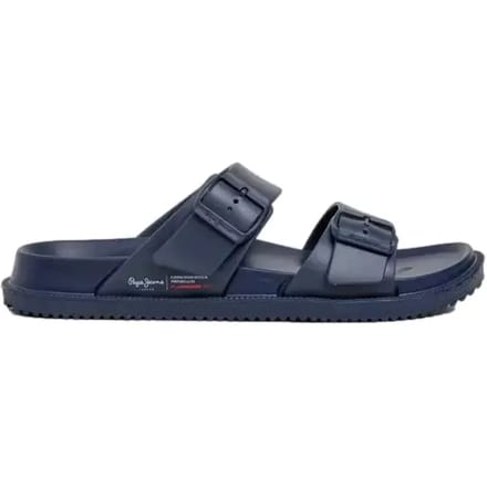 Pepe Jeans Ocean Brand Slippers Blauw EU 45 Man