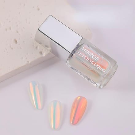 Vernis à ongles magique chromé liquide, poudre aurore, effet miroir métallique, décoration DIY pour Nail Art, 5ml
