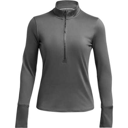 Under Armour Qualifier Run Fleece Met Halve Rits Grijs M Vrouw