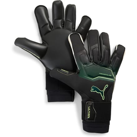 Puma Ultra Ultimate Hybrid Black Green - Keepershandschoenen - Maat 9