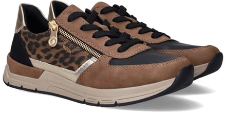 Rieker - Sneakers Laag Middel Bruin Middelbruin 39