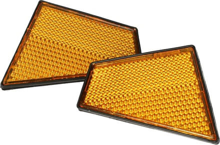 Reflectoren voor Peugeot 103 SP, SPX, RCX oranje (met bout)
