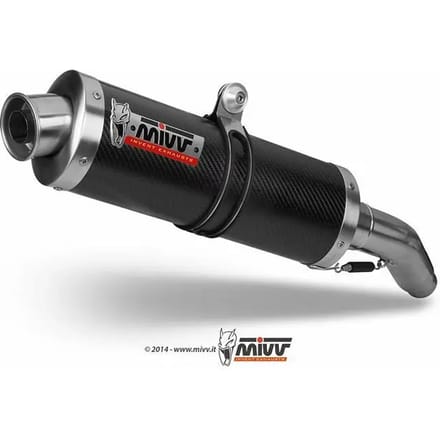 Silencer motorfiets dubbel Mivv Oval Classic Yamaha TDM900