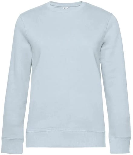 Dames sweatshirt met ronde hals B&C Queen