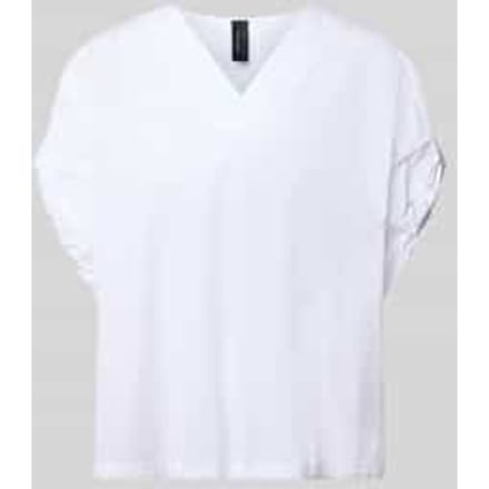 relaxed fit blouse met V-hals