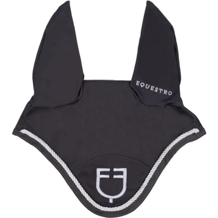 Vliegenmasker voor paard met trekkoord Equestro