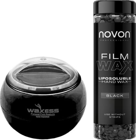 MINI Waxapparaat Mars Met Hars Korrels - Zwart - Waxess - Wax Heater - ontharingswax