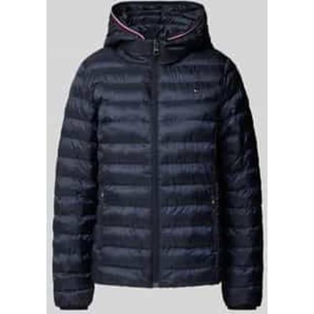 Gewatteerd jack met labelstitching