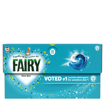 Fairy Non Bio Wasmiddelcapsules Voor De Gevoelige Huid - 38 stuks