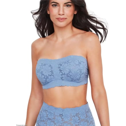 Voorgevormde bandeau beha voor dames Selmark One And Lace