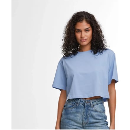 Build your Brand Ladies Short Oversized Tee BY264 - BALTIC BLUE - M