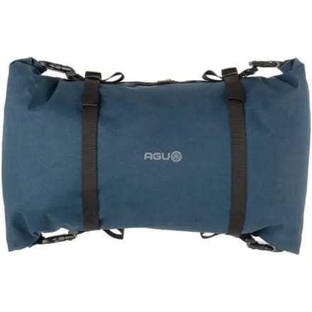 AGU Venture - Stuurtas - Fietstas - 17L - Blauw - Waterafstotend katoen - 3M Reflectie - Roll-Top sluiting - Fiets tas met compressie koord