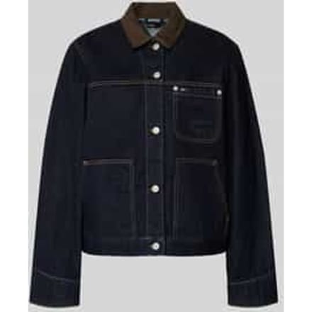 Oversized jeansjack van puur katoen
