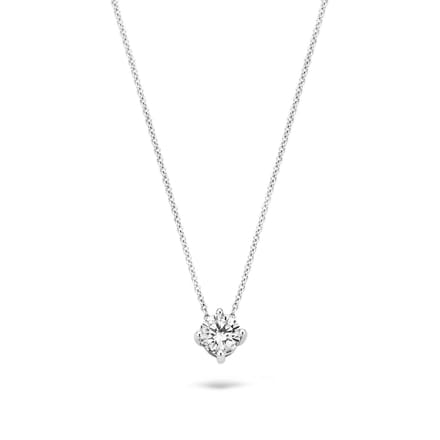 Blush Ketting 3057WZI - Wit Goud (14krt.) met Zirconia