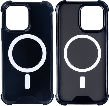 Rixus For iPhone 12 Pro Max Anti-Burst Case With Magsafe Black
