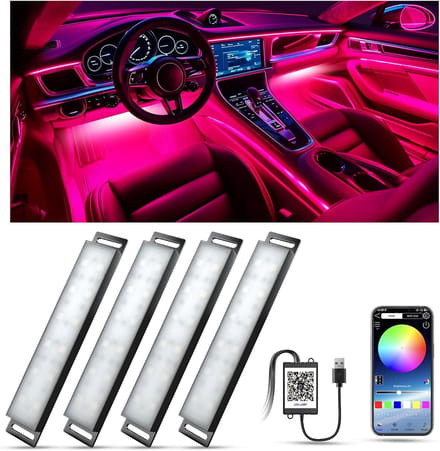 Led strip USB - Sfeerverlichting auto - Met afstandbediening - Ambient