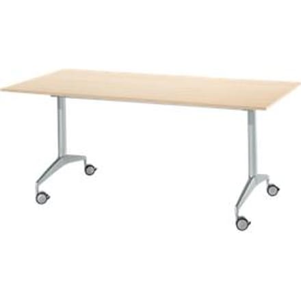 Vergadertafel, 1800 x 800 mm, inklapbaar, ahorn