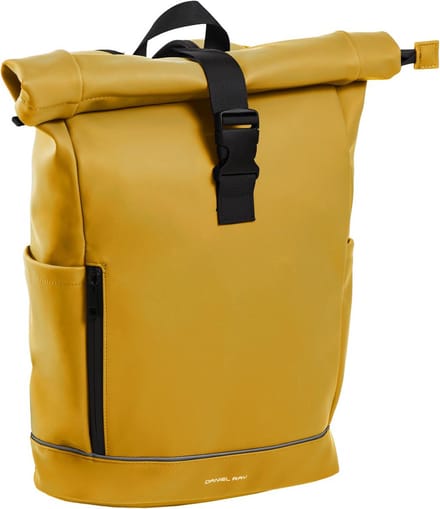 Daniel Ray Highlands Rolltop Laptop Rugzak Waterproof - 15,6 inch - Geel