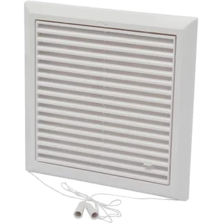 Sencys Schuifrooster 25x25cm Kunststof Wit