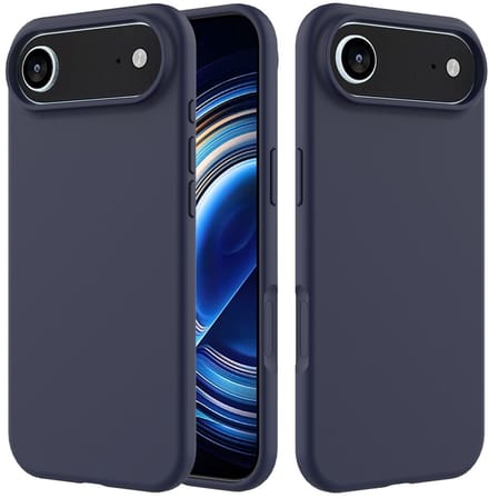Shockproof Backcover - Liquid Silicone Soft Hoesje - Geschikt voor: iPhone Air - Middernachtblauw