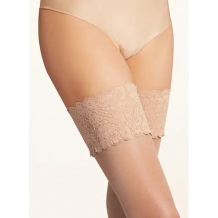 Wolford Satin Touch 20 Stay-Up - Sheers (Lw) Zwart S