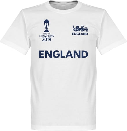 Engeland Cricket WK 2019 Winnaars T-shirt - Wit - M