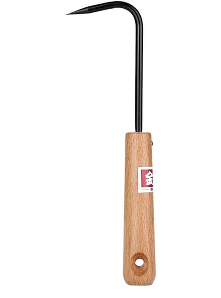 Dailygoody - Bonsai Root Hook - Manganese Staal - Ergonomisch Hout