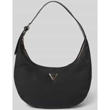 GUESS schoudertas Eco Gemma Hobo Black zwart
