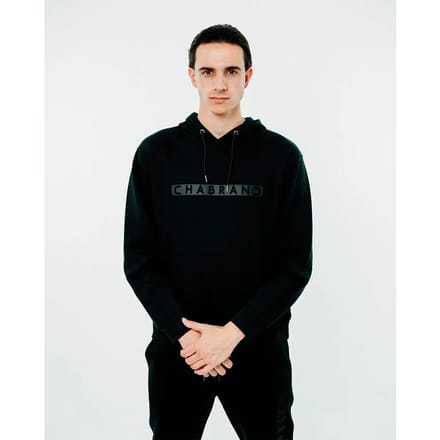 Hoody met ingekaderd logo Chabrand