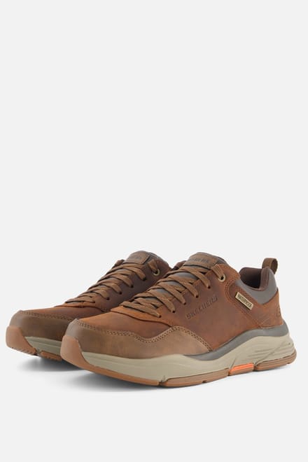 Skechers Bengao - Hombre Heren Veterschoenen - Bruin