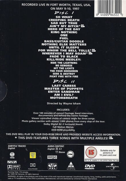 Metallica - Cunning Stunts (2DVD)