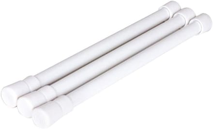 Spang Rail Bars - Uitschuifbare Telescopische Paal - 11.8 inch Breedte - Set van 3 Stuks