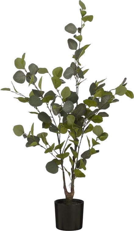 Mica Decorations Eucalyptus Kunstplant in Bloempot - H95 x Ø55 cm - Groen
