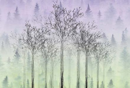 Fotobehang TreesArtwork3 DD118005 A.S. Création Atelier 47 | 3D Fotobehang op maat