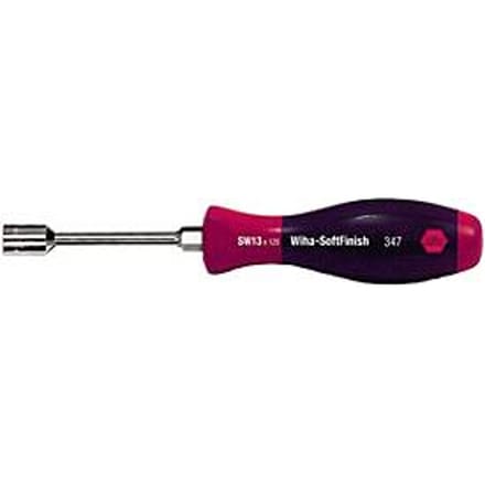 Wiha 01092 Dopschroevendraaier Werkplaats Sleutelbreedte (metrisch): 7 mm Koplengte: 125 mm DIN 3125