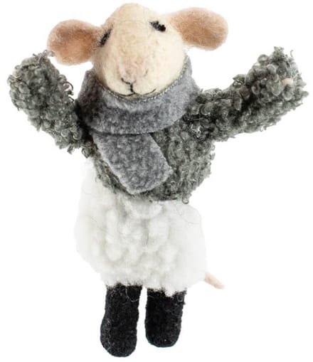 HomeBound by KY | Wollen hanger muis | wollen hanger | kerst hanger | kerstdecoratie