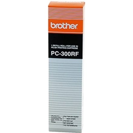 Brother Ribbon Pc-300Rf - Zwart - Print ink ribbon refill (thermal transfer)