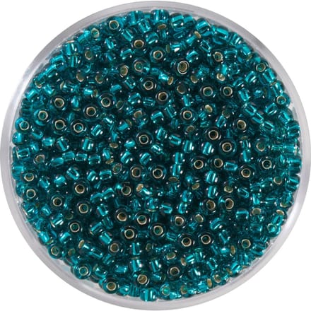 9660-604 Jap. Miyukirocailles - 2,2mm - silverlined zircon - 12 gram