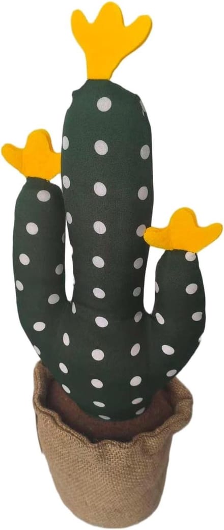 Decoratieve deurstopper - Deurhouder cactus - Thuis decoratie - Zwaar gewogen stof - 14 x 14 x 44 cm