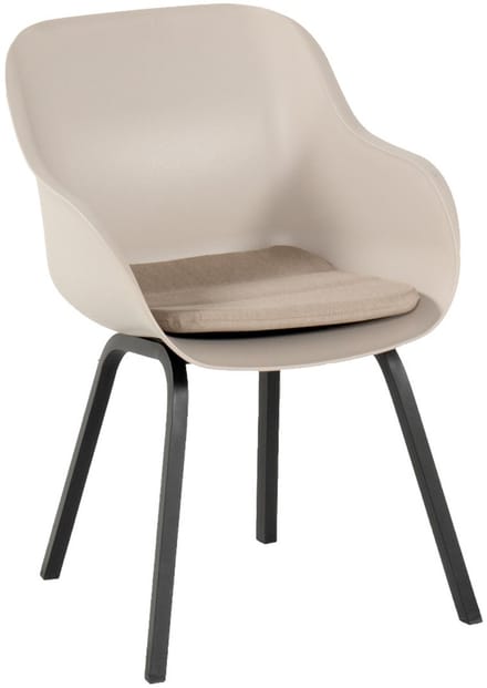 Hartman Le Soleil Element dining armstoel - Soft taupe/Black