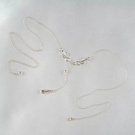 Sylvie Monthulé | Zilveren Bodychain Sieraad | Emotion Drop Maat S