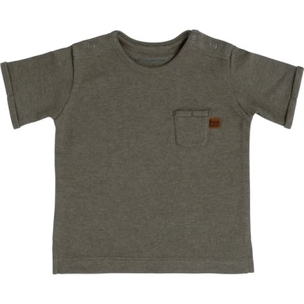 Baby's Only T-shirt Melange - Khaki - 68 - 100% ecologisch katoen - GOTS