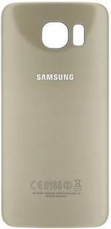** Batterij Cover Geschikt voor Samsung Galaxy S6 Edge – Goud**